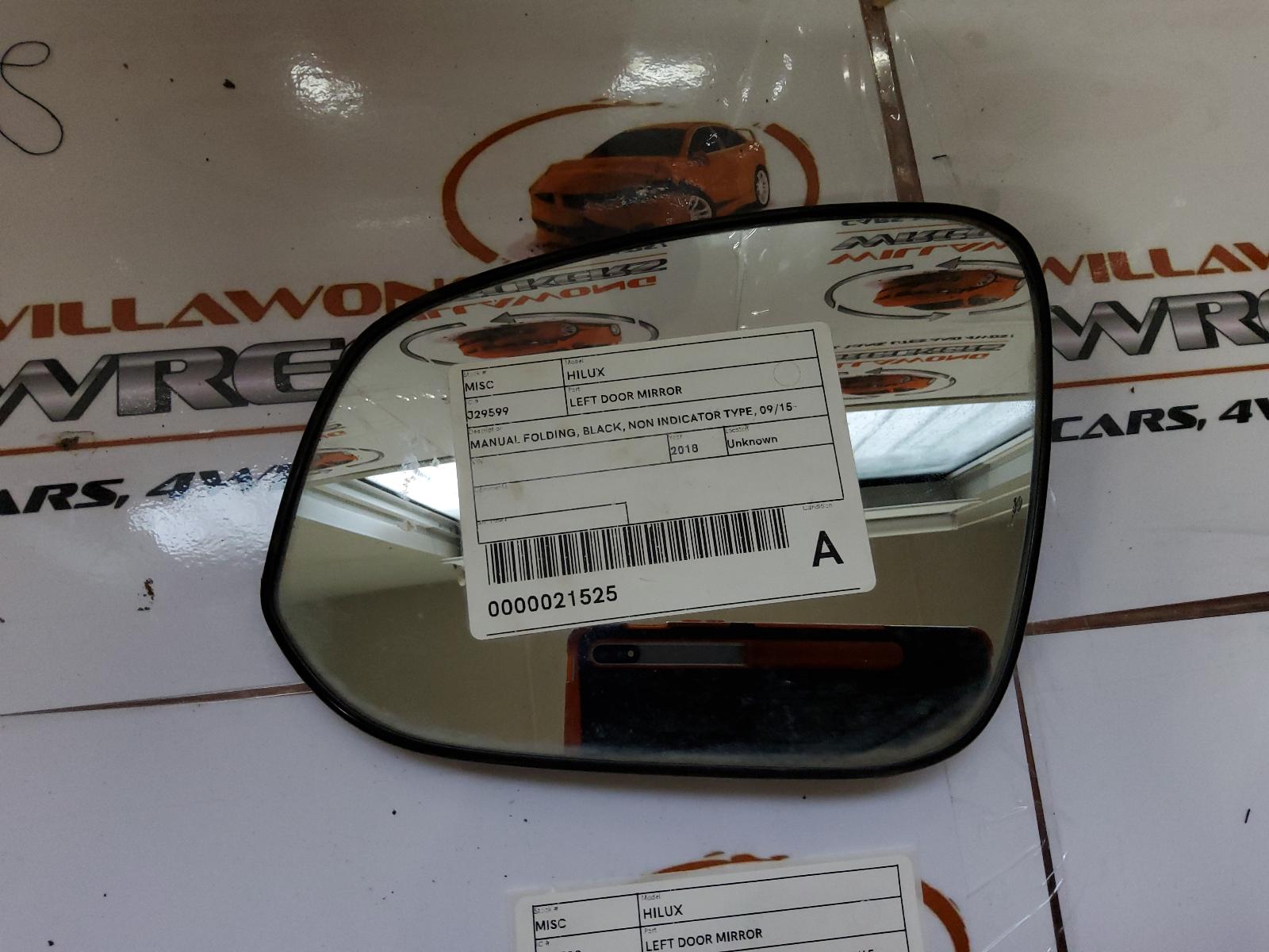 View Auto part Left Door Mirror Toyota Hilux 2018