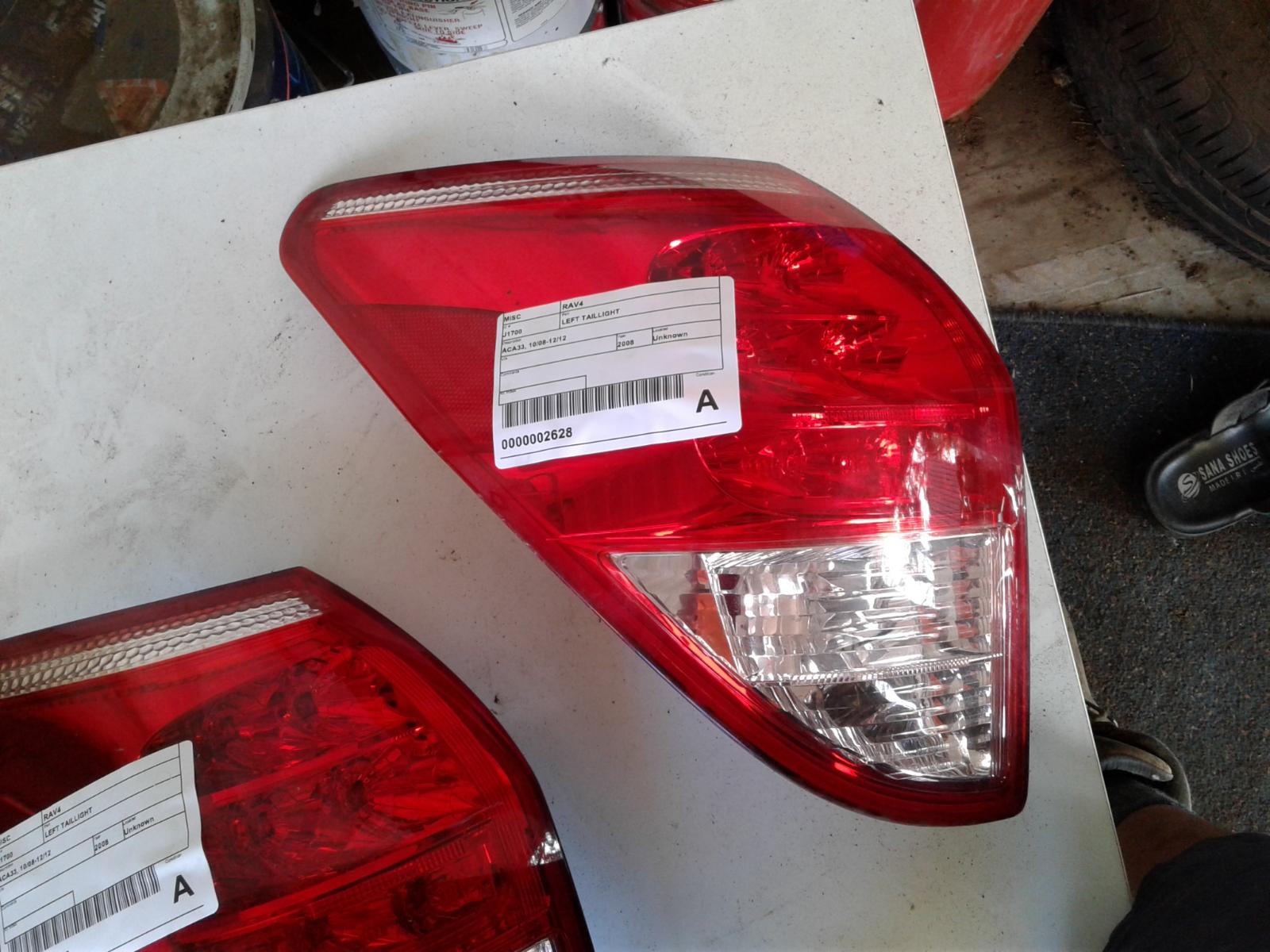 2008 Toyota Rav4 Left Taillight View Auto part Left Taillight Toyota Rav4 2008