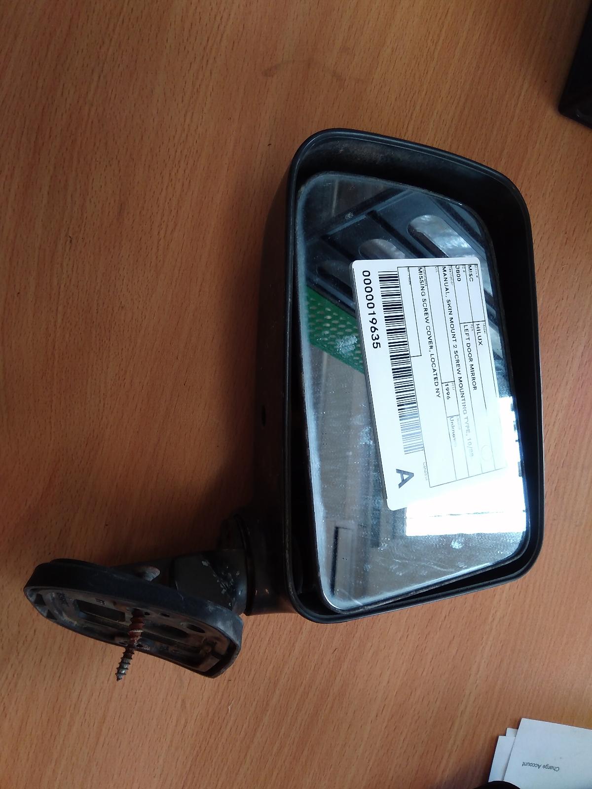 1996 Toyota Hilux Left Door Mirror View Auto part Left Door Mirror Toyota Hilux 1996